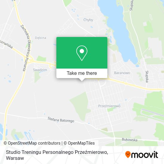 Studio Treningu Personalnego Przeźmierowo map