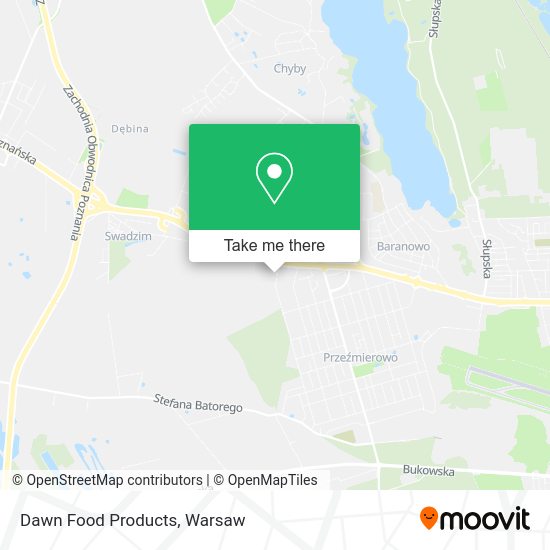 Dawn Food Products map