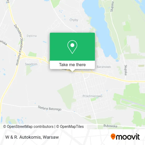 Карта W & R. Autokomis