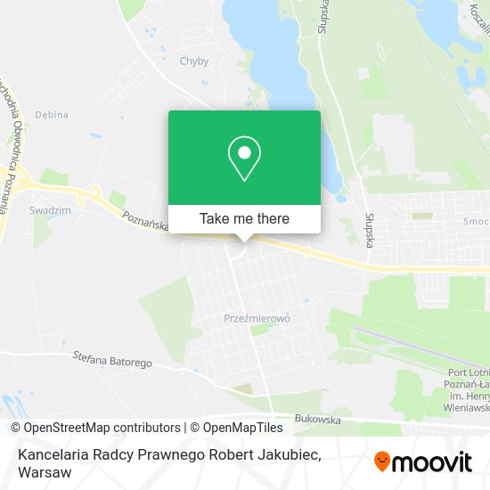 Kancelaria Radcy Prawnego Robert Jakubiec map