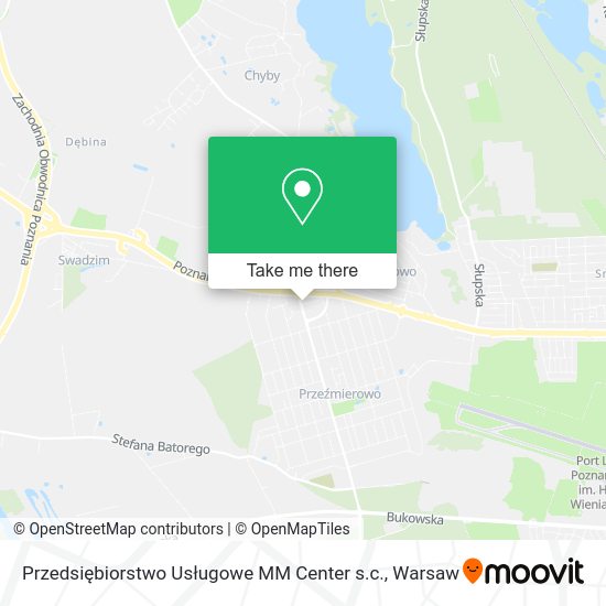 Przedsiębiorstwo Usługowe MM Center s.c. map