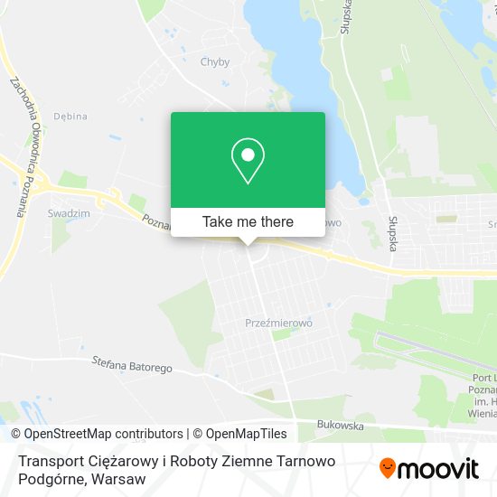 Transport Ciężarowy i Roboty Ziemne Tarnowo Podgórne map