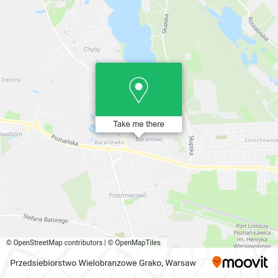 Przedsiebiorstwo Wielobranzowe Grako map