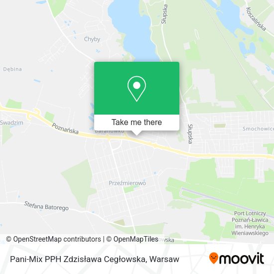 Pani-Mix PPH Zdzisława Cegłowska map