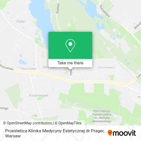 Proestetica Klinika Medycyny Estetycznej dr Prager map