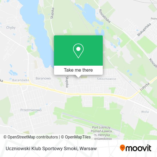 Uczniowski Klub Sportowy Smoki map