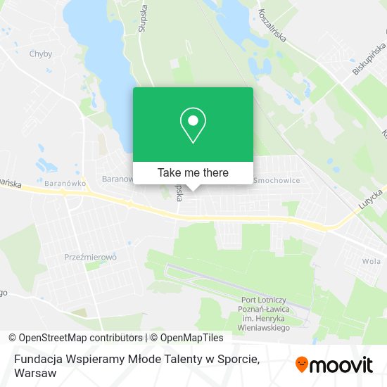 Fundacja Wspieramy Młode Talenty w Sporcie map