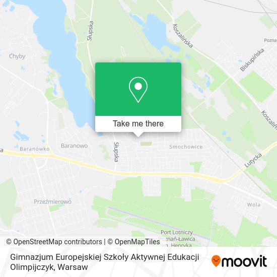 Gimnazjum Europejskiej Szkoły Aktywnej Edukacji Olimpijczyk map