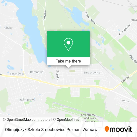 Карта Olimpijczyk Szkola Smochowice Poznan