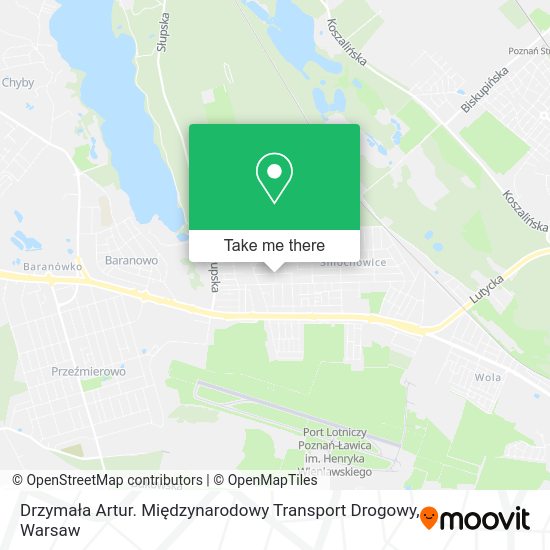 Drzymała Artur. Międzynarodowy Transport Drogowy map