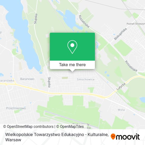 Карта Wielkopolskie Towarzystwo Edukacyjno - Kulturalne