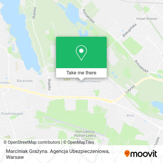 Marciniak Grażyna. Agencja Ubezpieczeniowa map