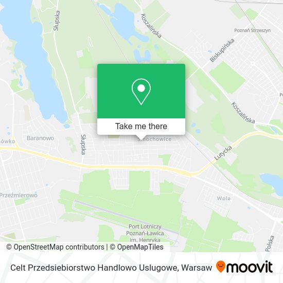 Celt Przedsiebiorstwo Handlowo Uslugowe map