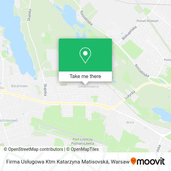 Firma Usługowa Ktm Katarzyna Matisovská map