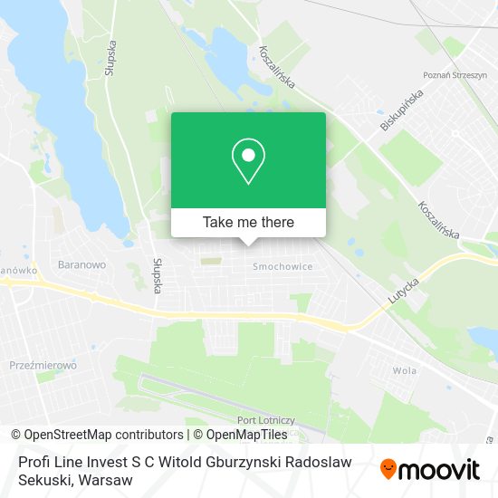 Profi Line Invest S C Witold Gburzynski Radoslaw Sekuski map