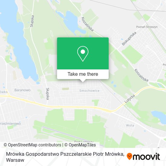 Mrówka Gospodarstwo Pszczelarskie Piotr Mrówka map