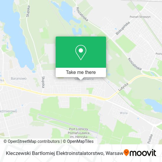 Kleczewski Bartłomiej Elektroinstalatorstwo map