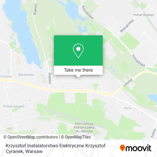 Krzysztof Instalatorstwo Elektryczne Krzysztof Cyranek map