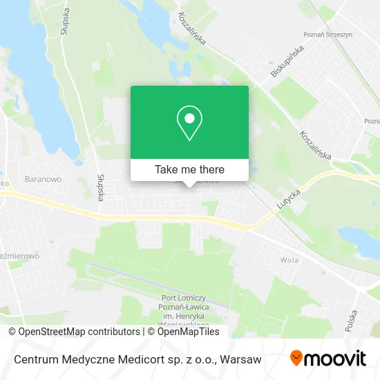 Карта Centrum Medyczne Medicort sp. z o.o.