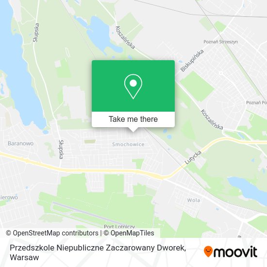 Карта Przedszkole Niepubliczne Zaczarowany Dworek