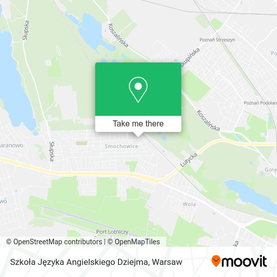 Szkoła Języka Angielskiego Dziejma map