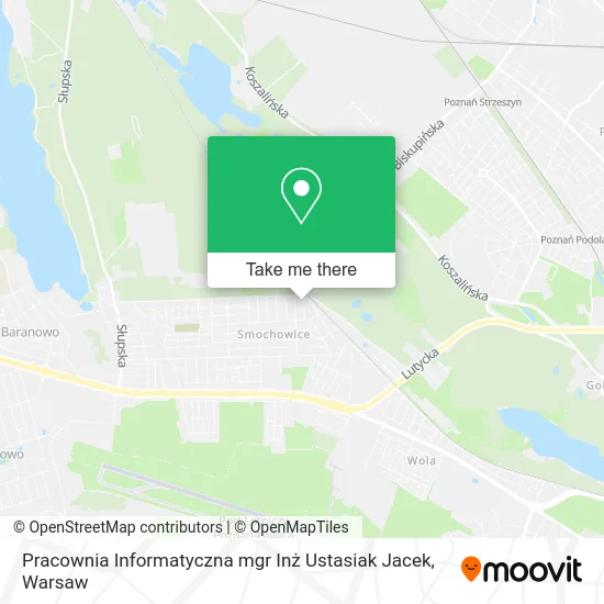 Карта Pracownia Informatyczna mgr Inż Ustasiak Jacek