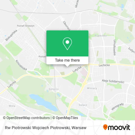 Карта Rw Piotrowski Wojciech Piotrowski