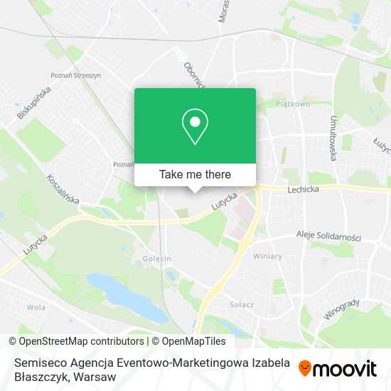 Semiseco Agencja Eventowo-Marketingowa Izabela Błaszczyk map