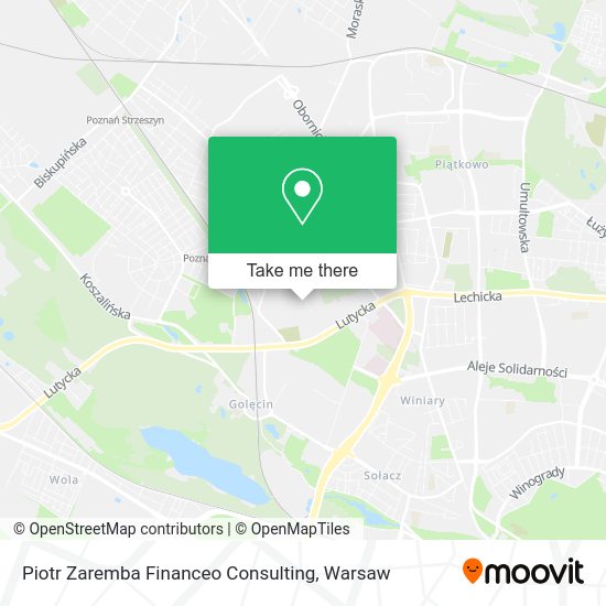 Piotr Zaremba Financeo Consulting map