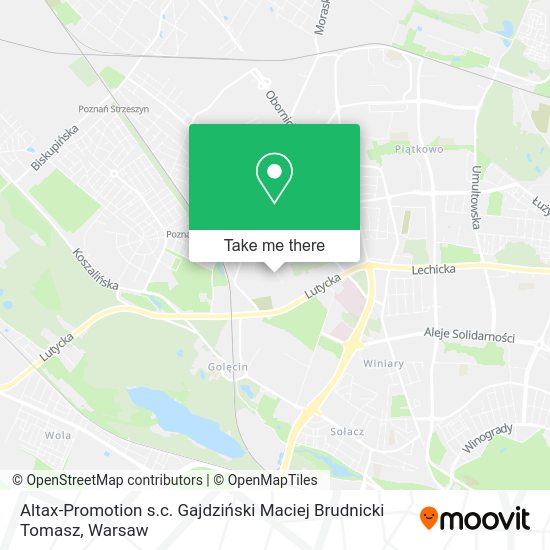 Altax-Promotion s.c. Gajdziński Maciej Brudnicki Tomasz map