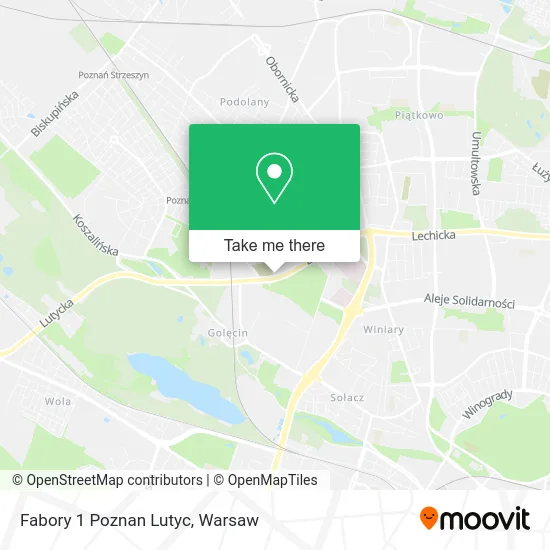 Карта Fabory 1 Poznan Lutyc