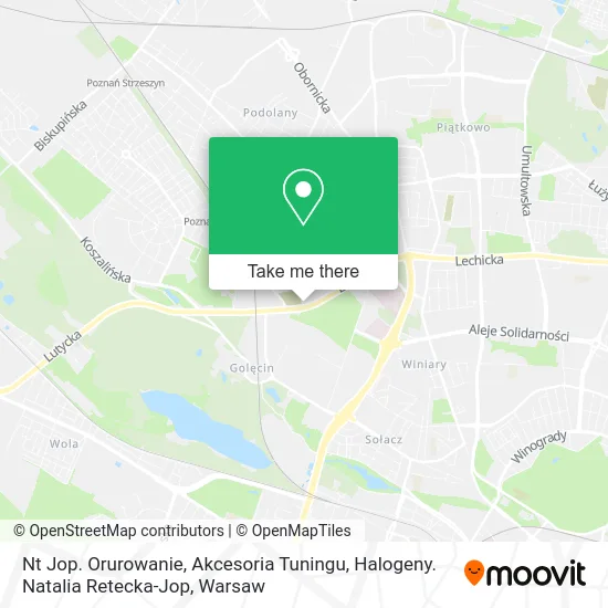 Карта Nt Jop. Orurowanie, Akcesoria Tuningu, Halogeny. Natalia Retecka-Jop