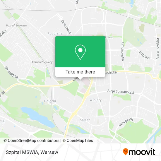 Карта Szpital MSWiA