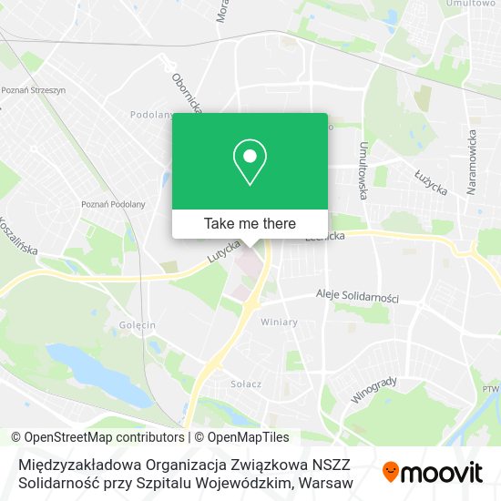 Międzyzakładowa Organizacja Związkowa NSZZ Solidarność przy Szpitalu Wojewódzkim map