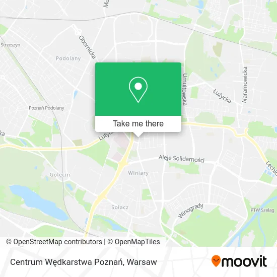 Centrum Wędkarstwa Poznań map