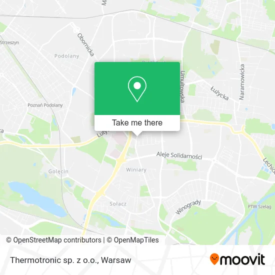 Thermotronic sp. z o.o. map