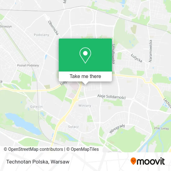 Technotan Polska map
