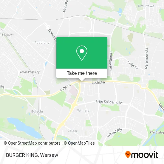 Карта BURGER KING