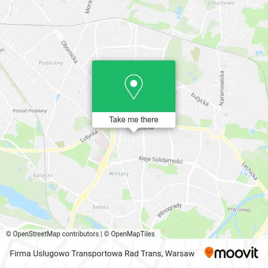 Карта Firma Uslugowo Transportowa Rad Trans