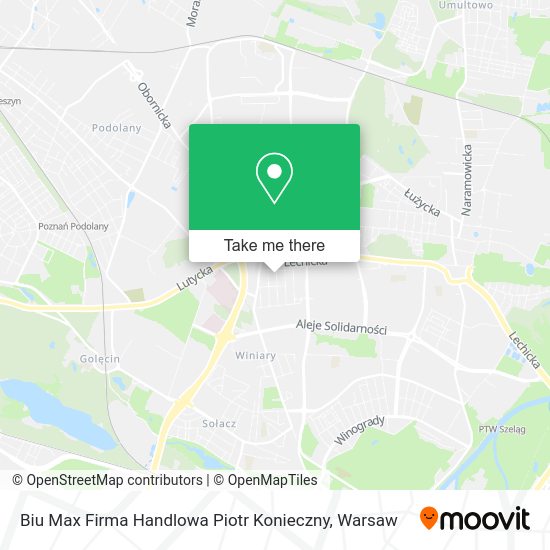 Biu Max Firma Handlowa Piotr Konieczny map