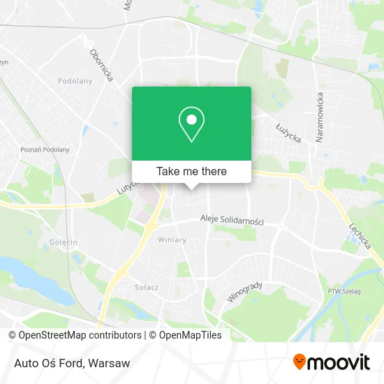 Auto Oś Ford map