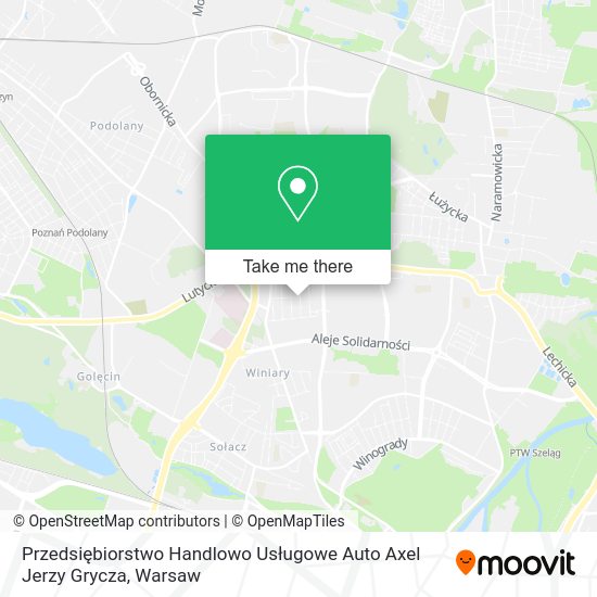 Przedsiębiorstwo Handlowo Usługowe Auto Axel Jerzy Grycza map