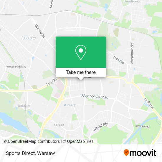 Sports Direct map