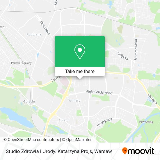 Studio Zdrowia i Urody. Katarzyna Projs map