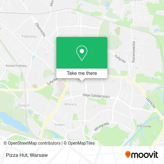 Pizza Hut map