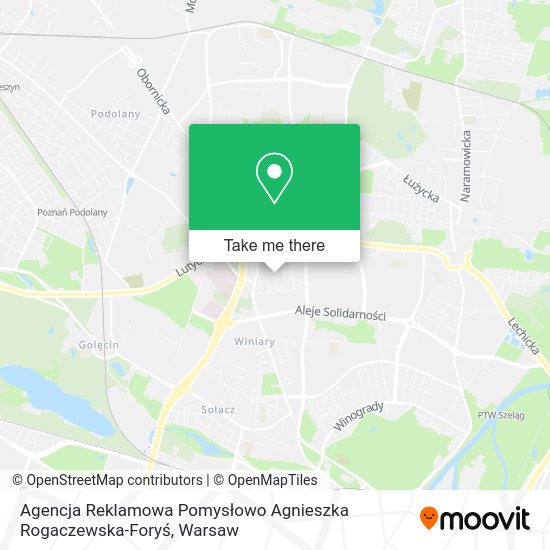 Agencja Reklamowa Pomysłowo Agnieszka Rogaczewska-Foryś map