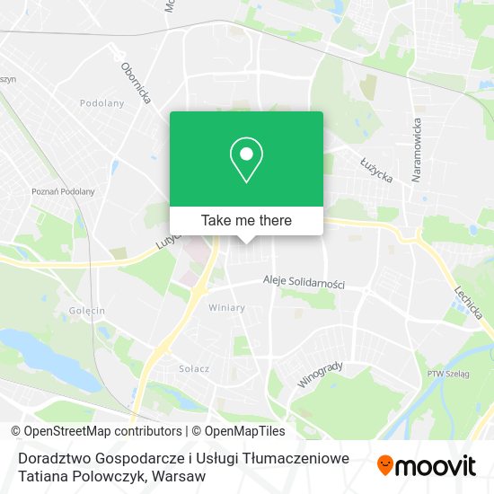 Doradztwo Gospodarcze i Usługi Tłumaczeniowe Tatiana Polowczyk map