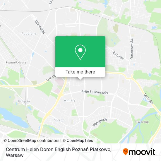 Centrum Helen Doron English Poznań Piątkowo map