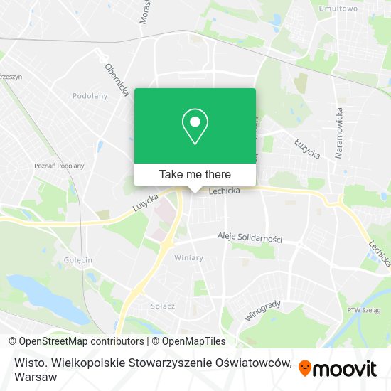 Wisto. Wielkopolskie Stowarzyszenie Oświatowców map