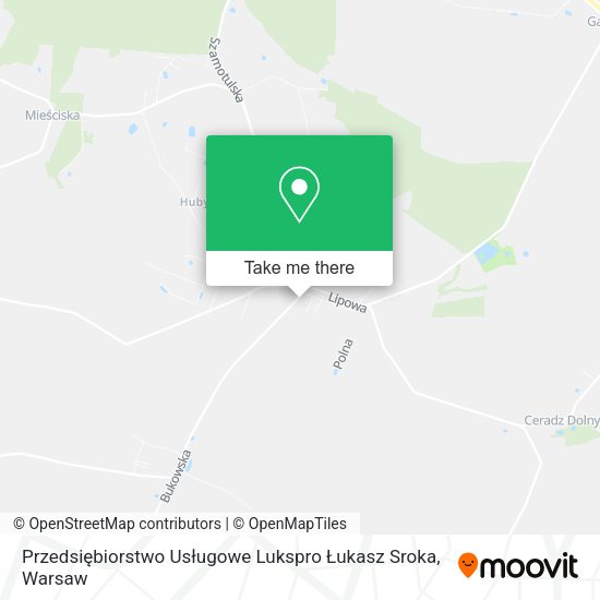 Przedsiębiorstwo Usługowe Lukspro Łukasz Sroka map